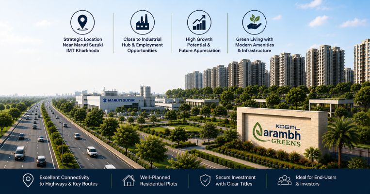 Aarambh Greens Real Estate Projects Near Maruti Suzuki Plant IMT Kharkhoda